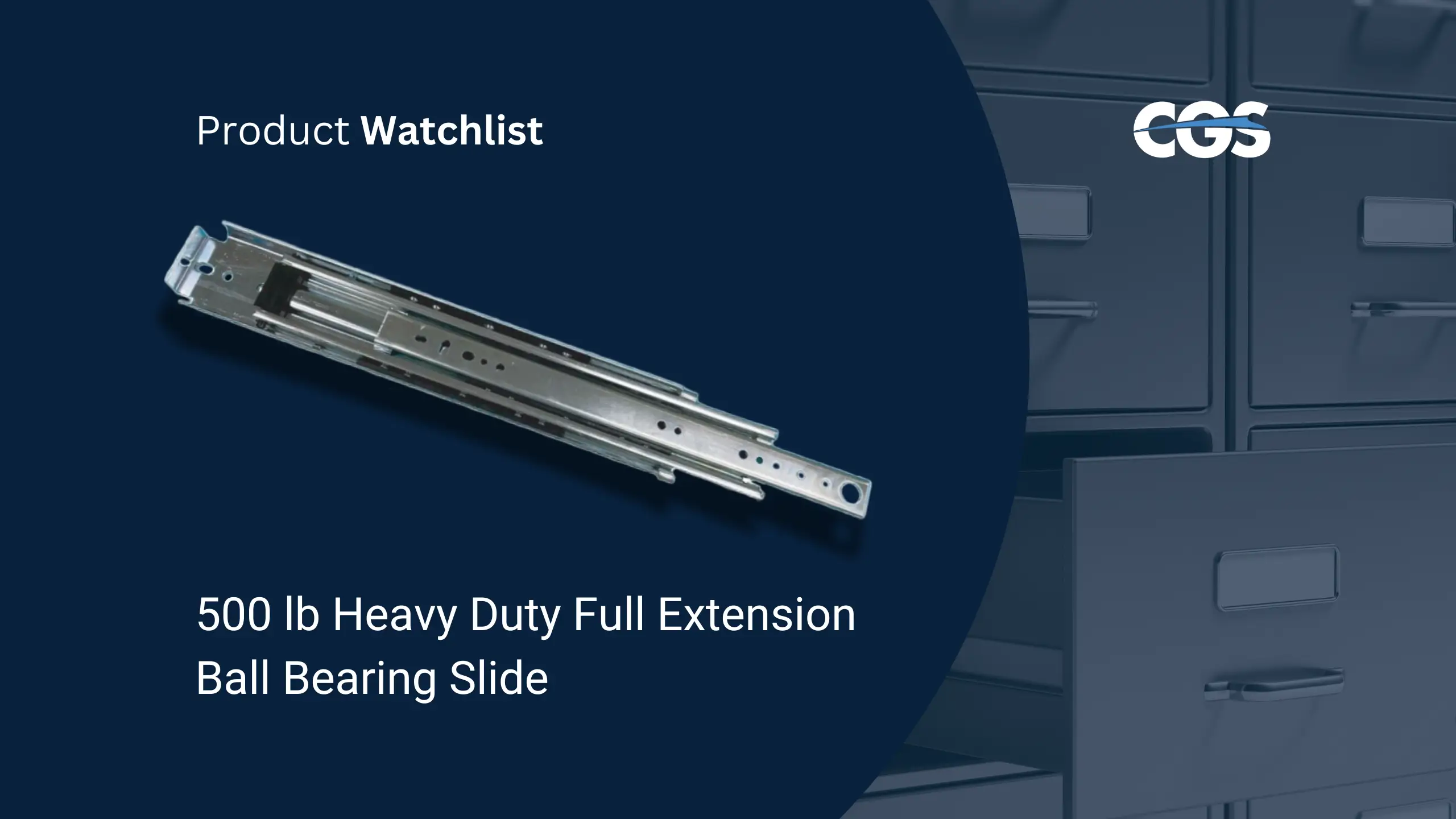 Discover features, applications, and installation tips for CGS 500 lb Heavy Duty Full Extension Ball Bearing Slides in a comprehensive guide.