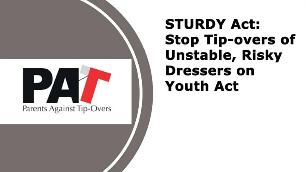 Comtrad - CGS - Sturdy Act - Stop Tip Overs of Unstable Dressers