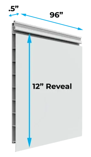 12-Inch PVC Slatwall