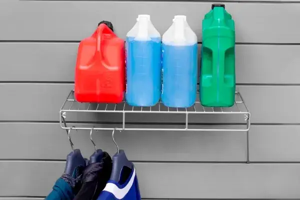 Wire Shelf with Rail 12-24