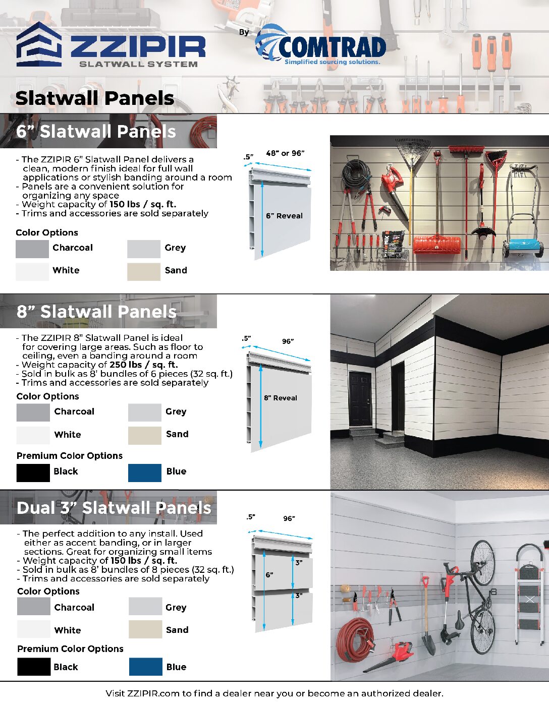 Comtrad - Zzipir - Slatwall