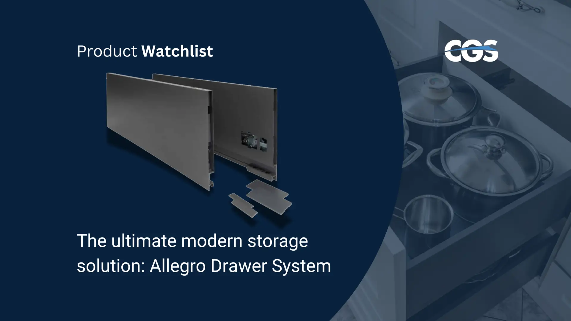 CGS - Allegro Metal Box Drawer System - Functional Hardware - Comtrad Strategic Sourcing
