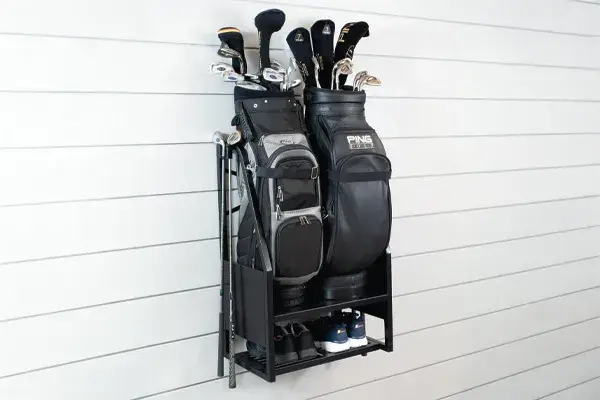 Zzipir - PVC Slatwall - Golf Bag Organizer